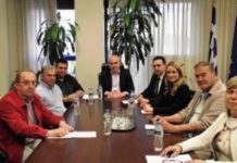 Εθιμοτυπική συνάντηση περιφερειάρχη με τους προέδρους των ΣΕΒ της ΠΑΜΘ