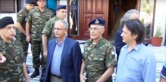 Ο Αναπληρωτής υπουργός εθνικής άμυνας Παναγιώτης Ρήγας επισκέφτηκε την πέμπτη το πρωί το Δ’ ΣΣ
