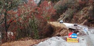 Σοβαρές κατολισθήσεις και καθιζήσεις σε όλο το οδικό δίκτυο του Δήμου Παρανεστιου
