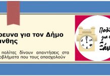 Ενδιαφέροντα συμπεράσματα από την έρευνα που διεξήγαγε η παράταξη πολίτες για την Ξάνθη