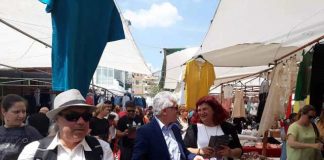 Χρύσα Πουρναλικ και παζάρι επισκεφθηκε ο Γιώργος Χατζηθεοδωρου