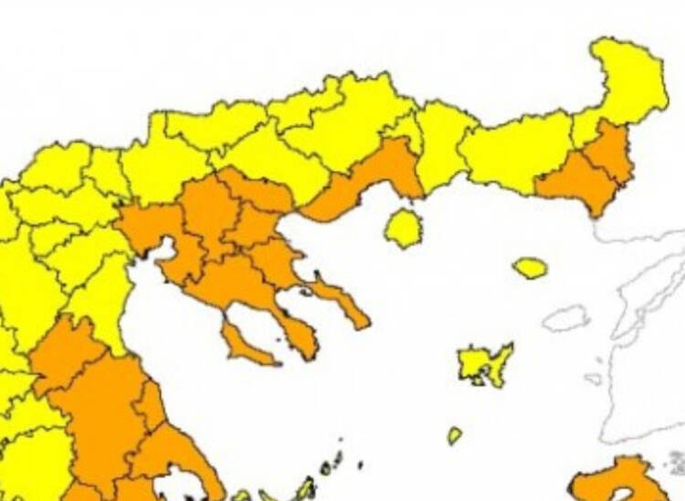 Αυξημένος κίνδυνος πυρκαγιάς επιπέδου 3 στην Ξάνθη