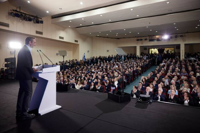 Στην Ξάνθη βρέθηκε ο Κ. Μητσοτάκης. Ομιλία στο Δημοτικό Αμφιθέατρο