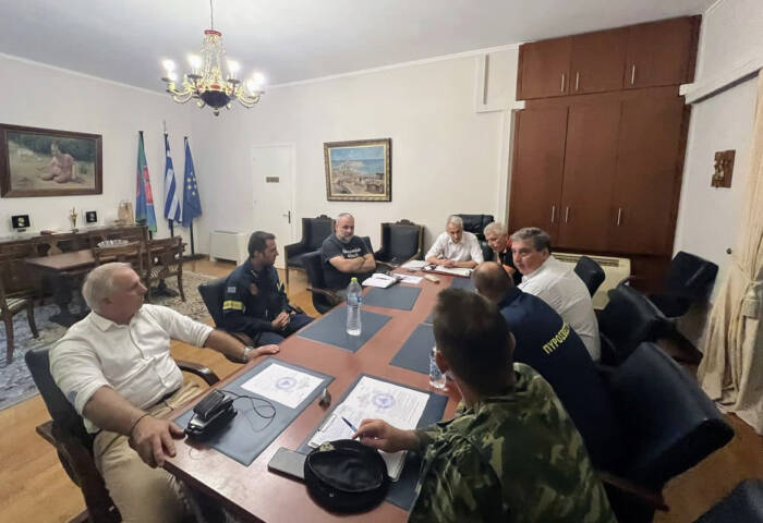 Έκτακτη σύσκεψη για την Πολιτική Προστασία τη νύχτα στο Δήμο Ξάνθης