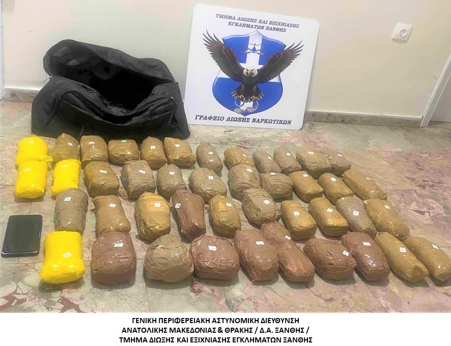 Επιχείρηση της Ασφάλειας Ξάνθης στη Φλώρινα: Συνέλαβαν αλλοδαπό με 21 κιλά ηρωίνης !